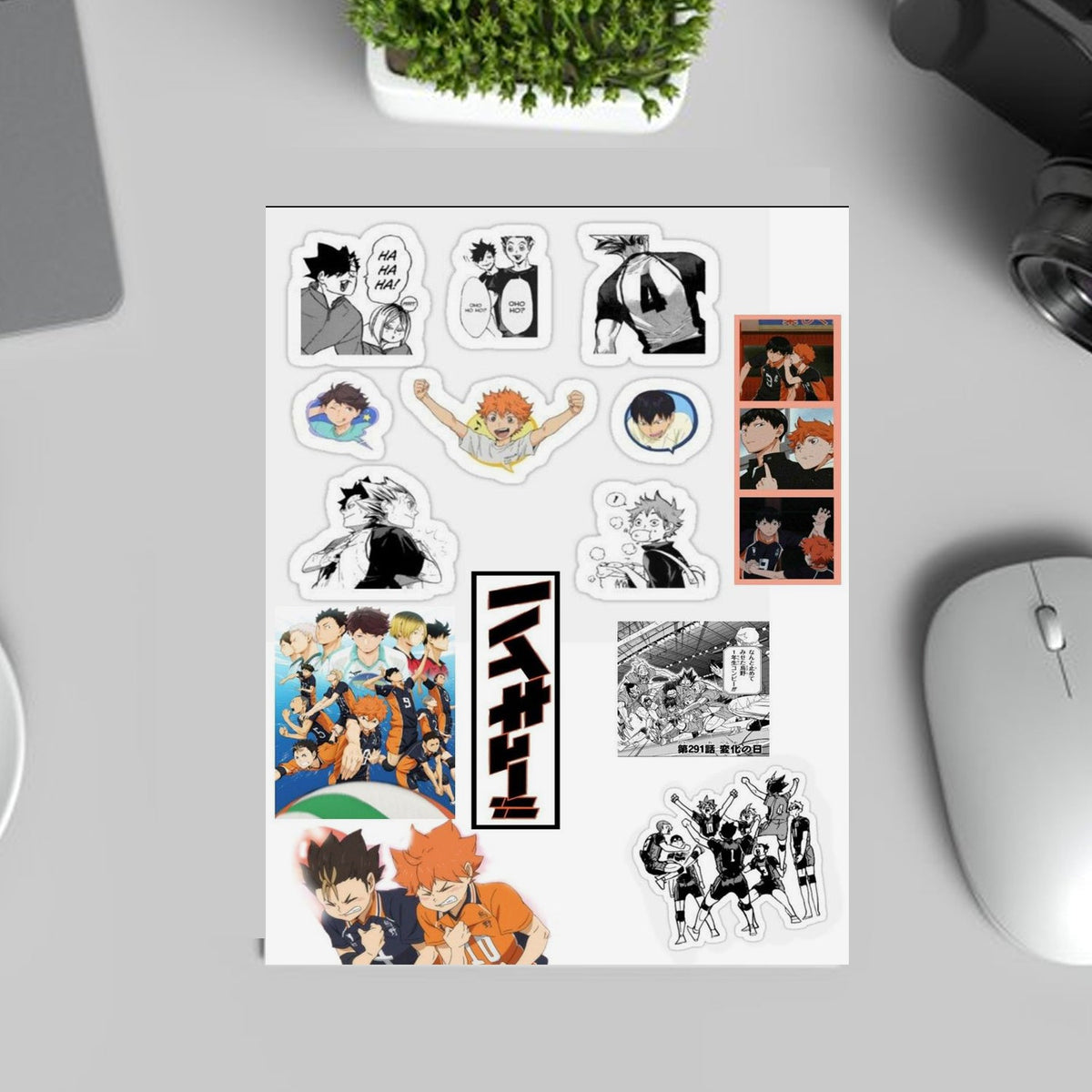 haikyu sticker sheet