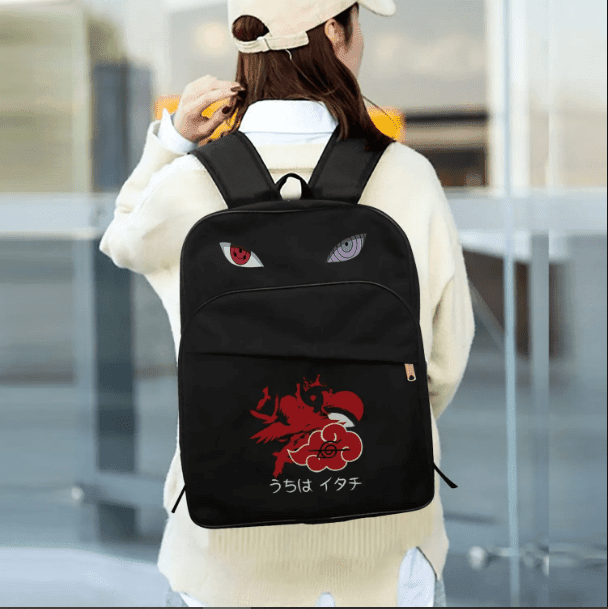 naruto backpack anime eye design bag