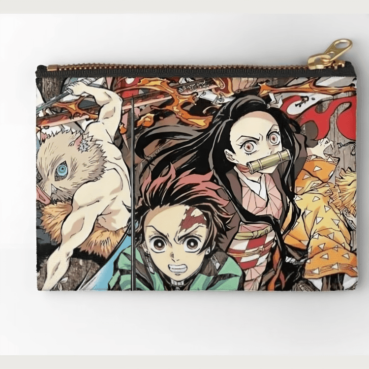 demon salyer mugan train zipper pouch