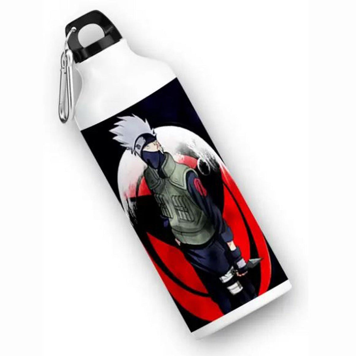 naruto black water bottle