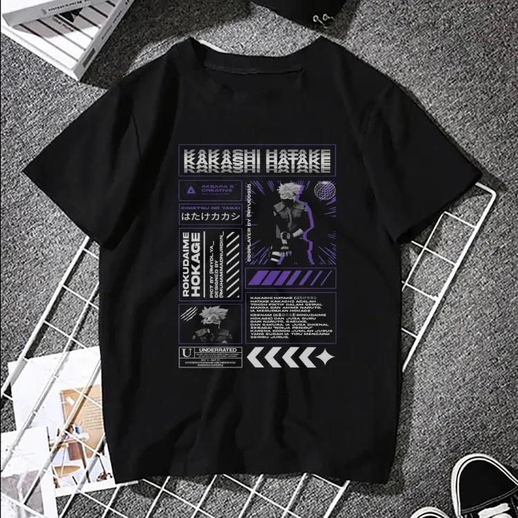 anime kakashi hatake tshirt