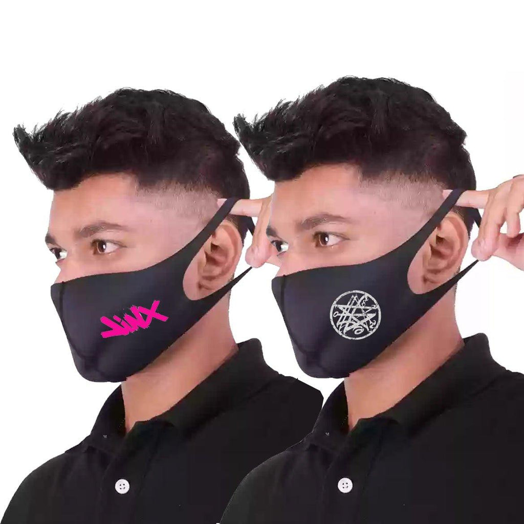 jinx arcane face mask