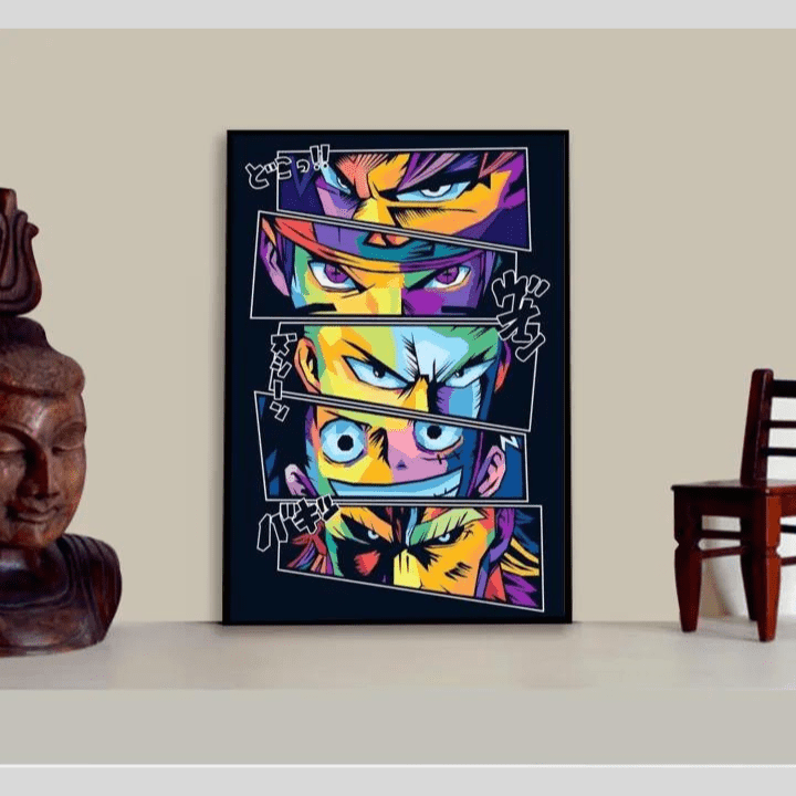 anime photo frame classic character manga digital printed