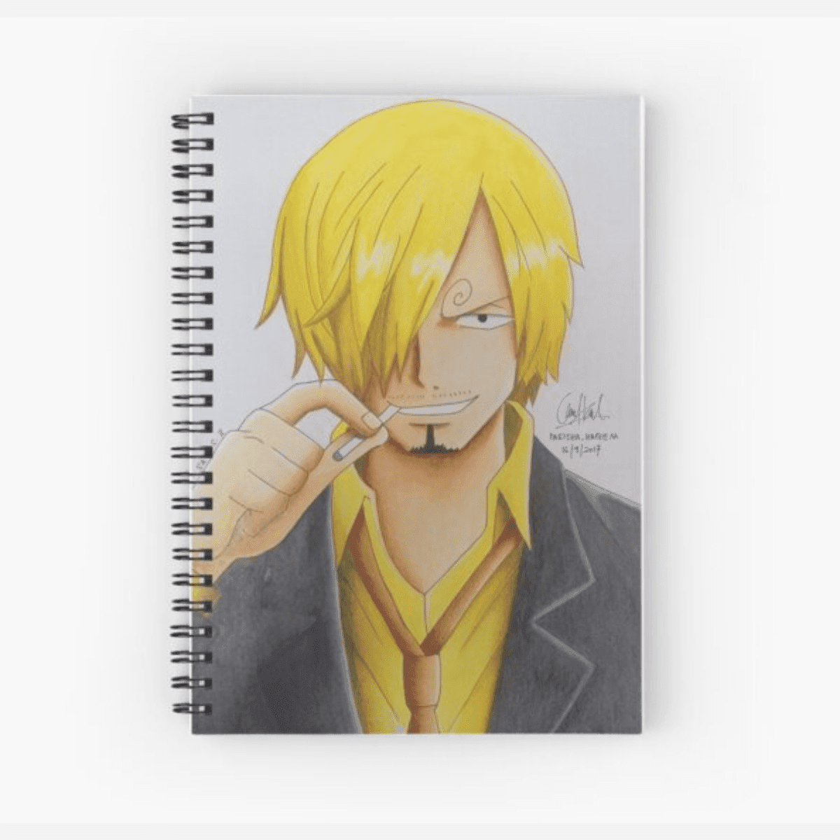 piece sanji notebook
