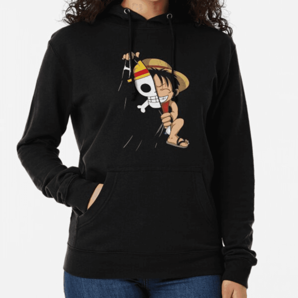 piece luffy manga hoodie