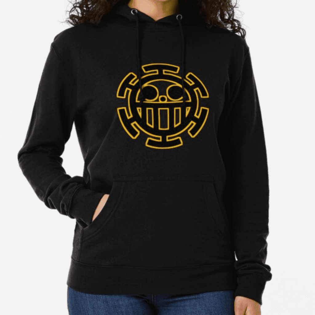 piece trafalgar law logo hoodie