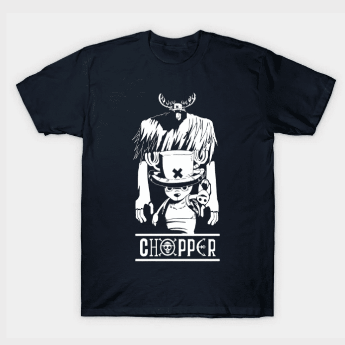 piece tony tony chopper round neck t-shirt