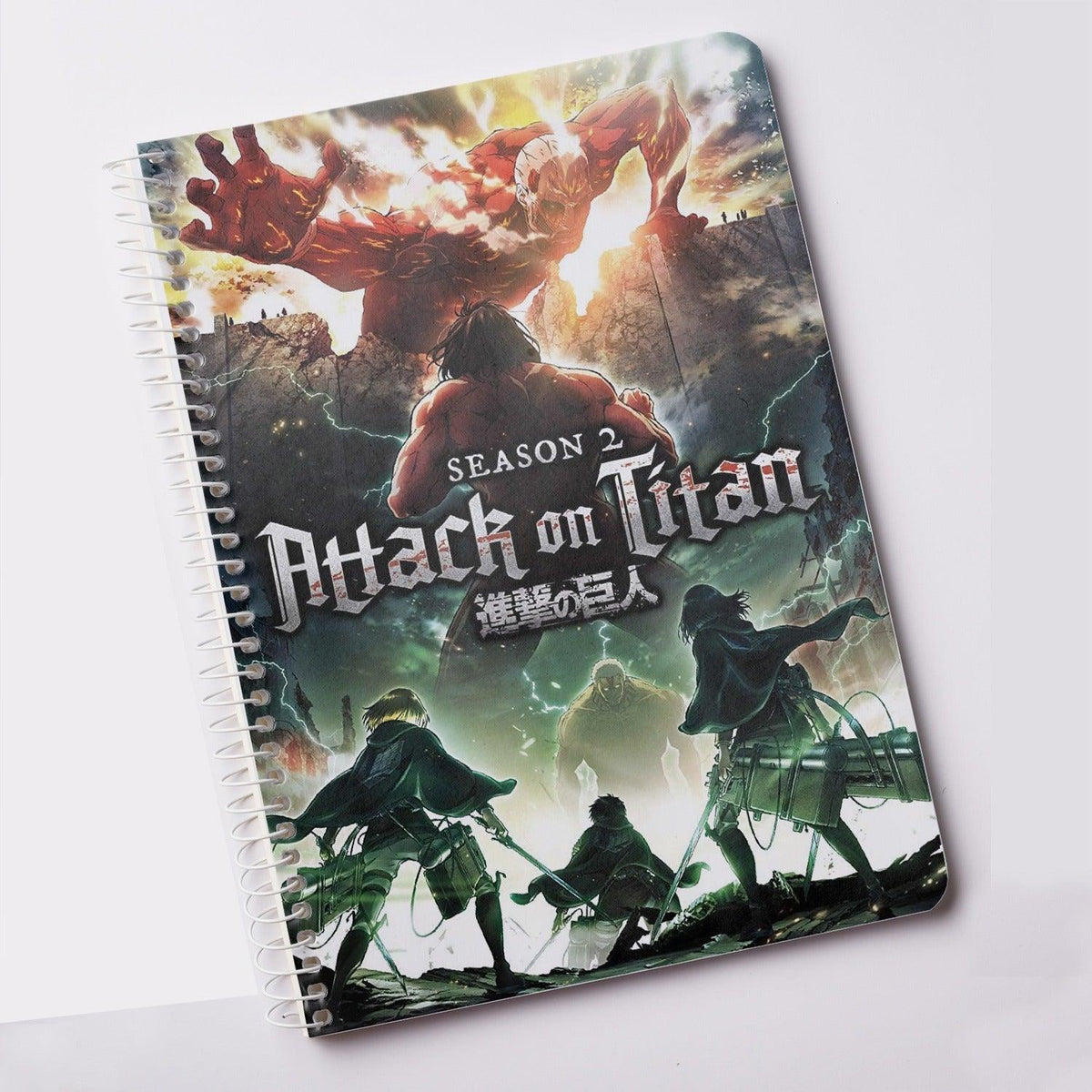 anime manga attack on titan notebook