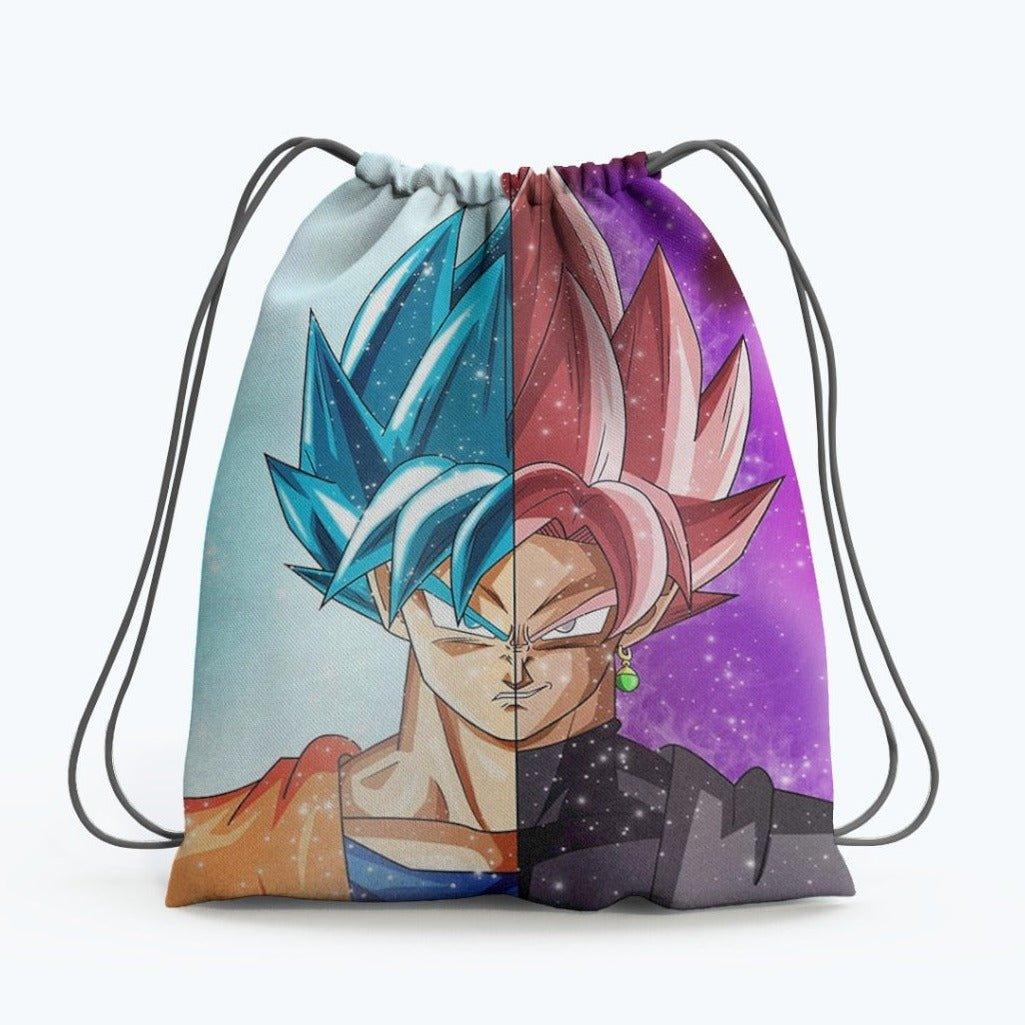 Aesthetic Goku Drawstring Bag For DBZ Fans
