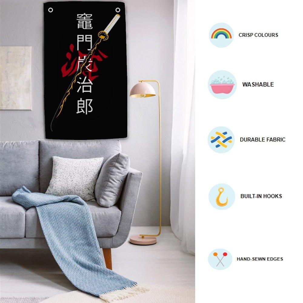 demon slayer wall tapestry