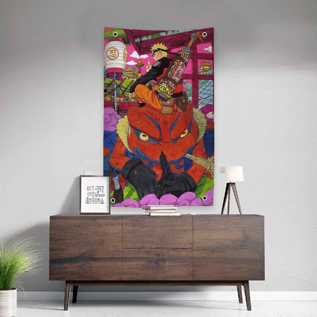 anime ninja wall tapestry