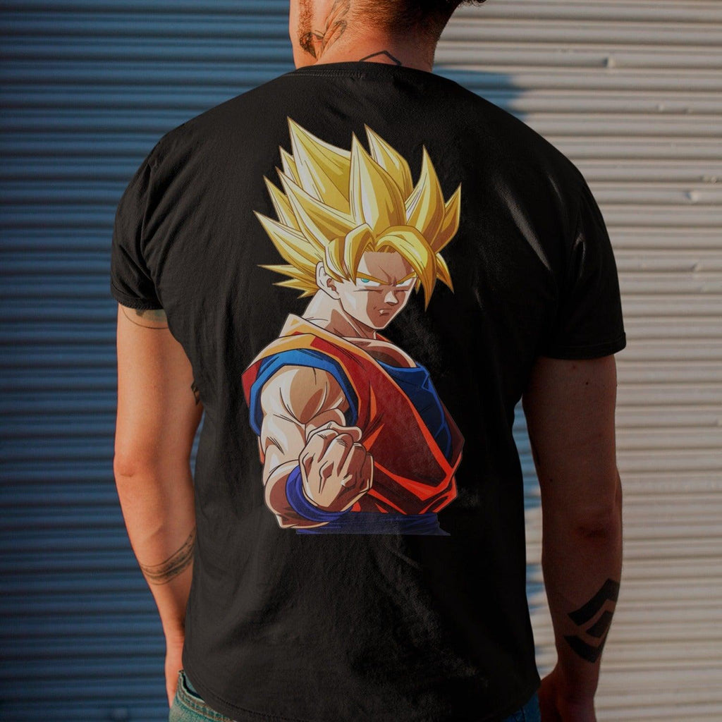 anime dbz fans dual printed tee