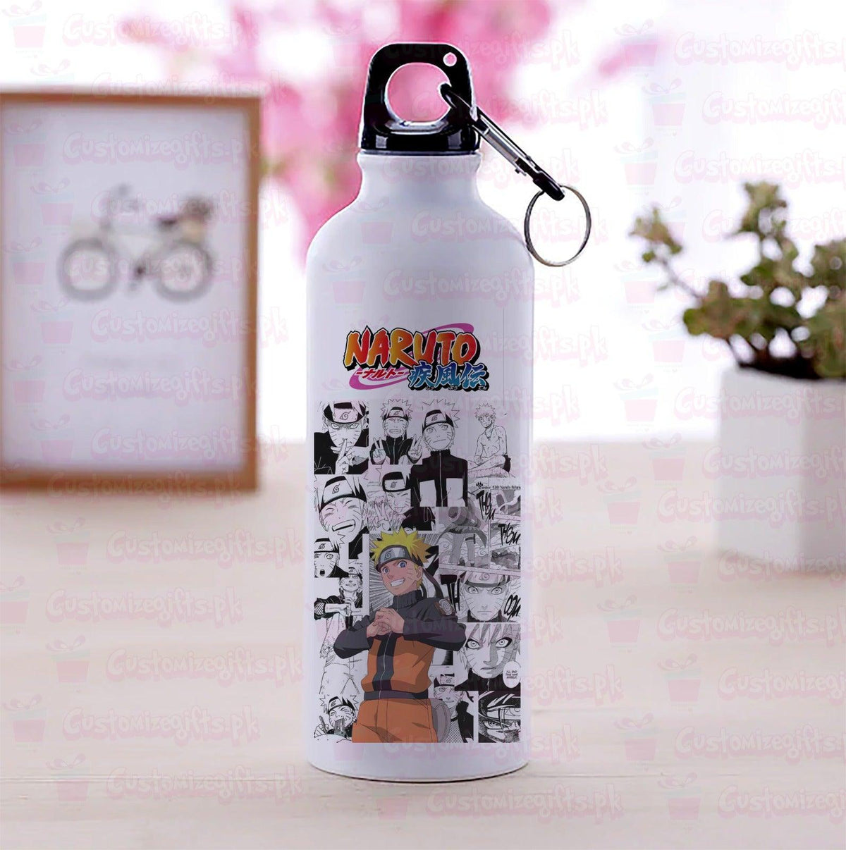 naruto water bottle