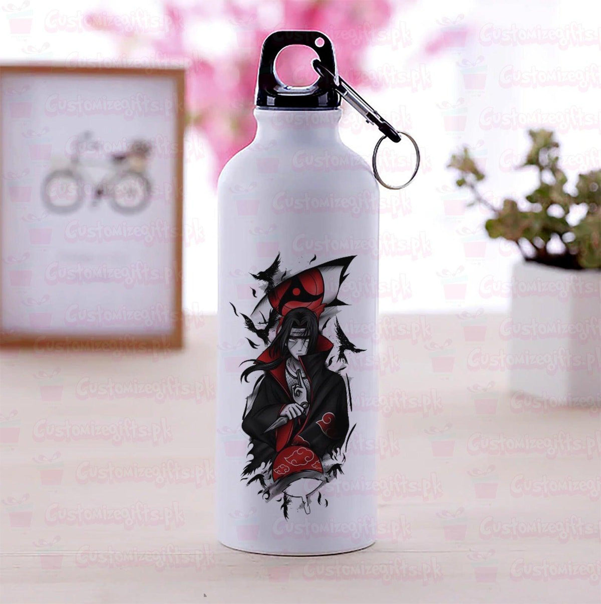 Itachi ninja water bottle