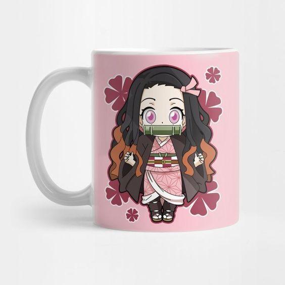 demon slayer mug nezuko kamado anime fans coffee cup
