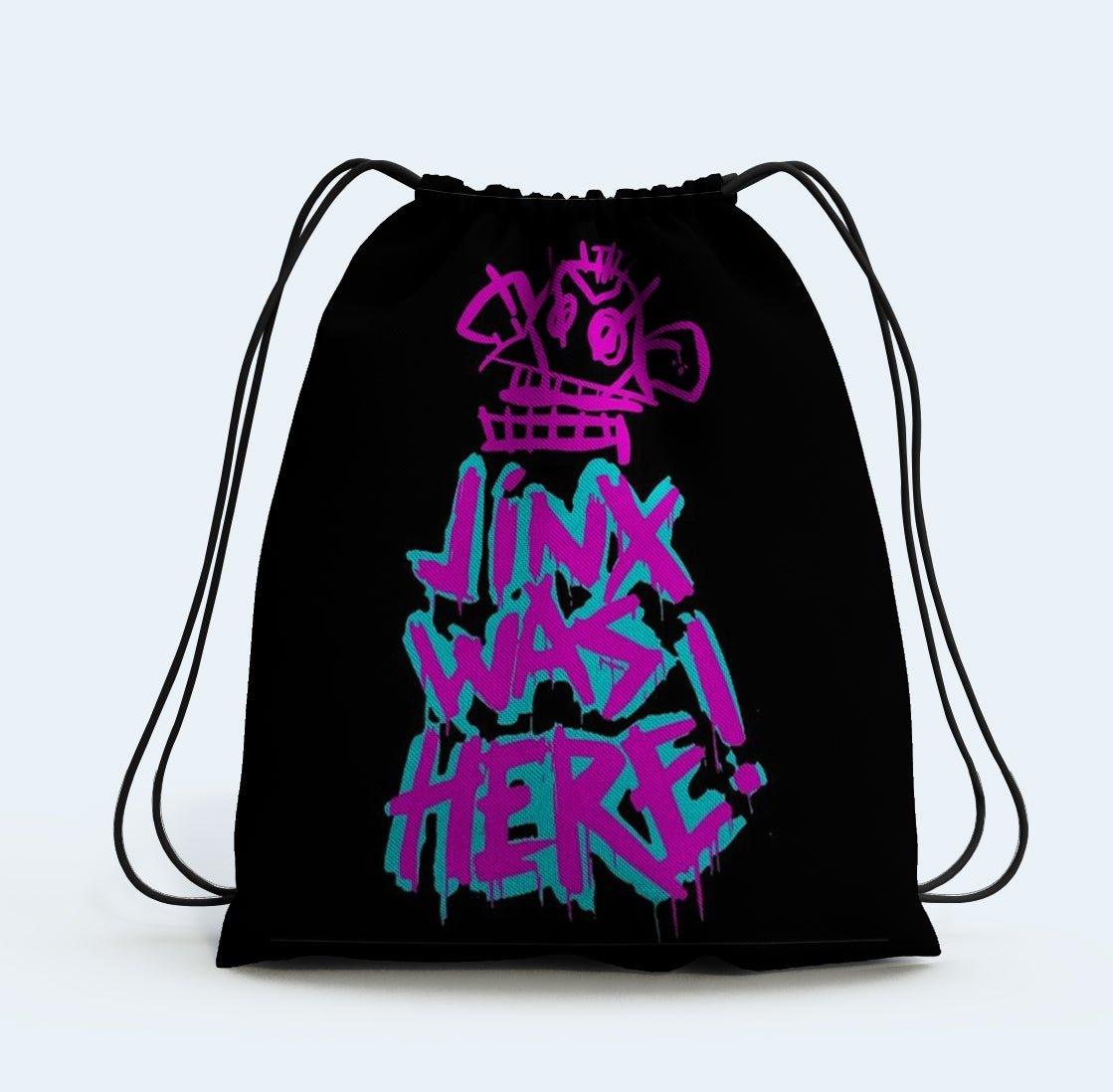 jinx arcane drawstring bag