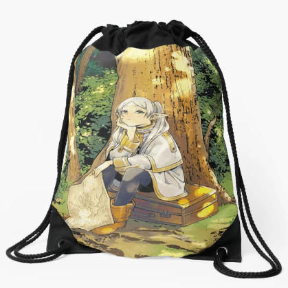 Frieren Drawstring Bag