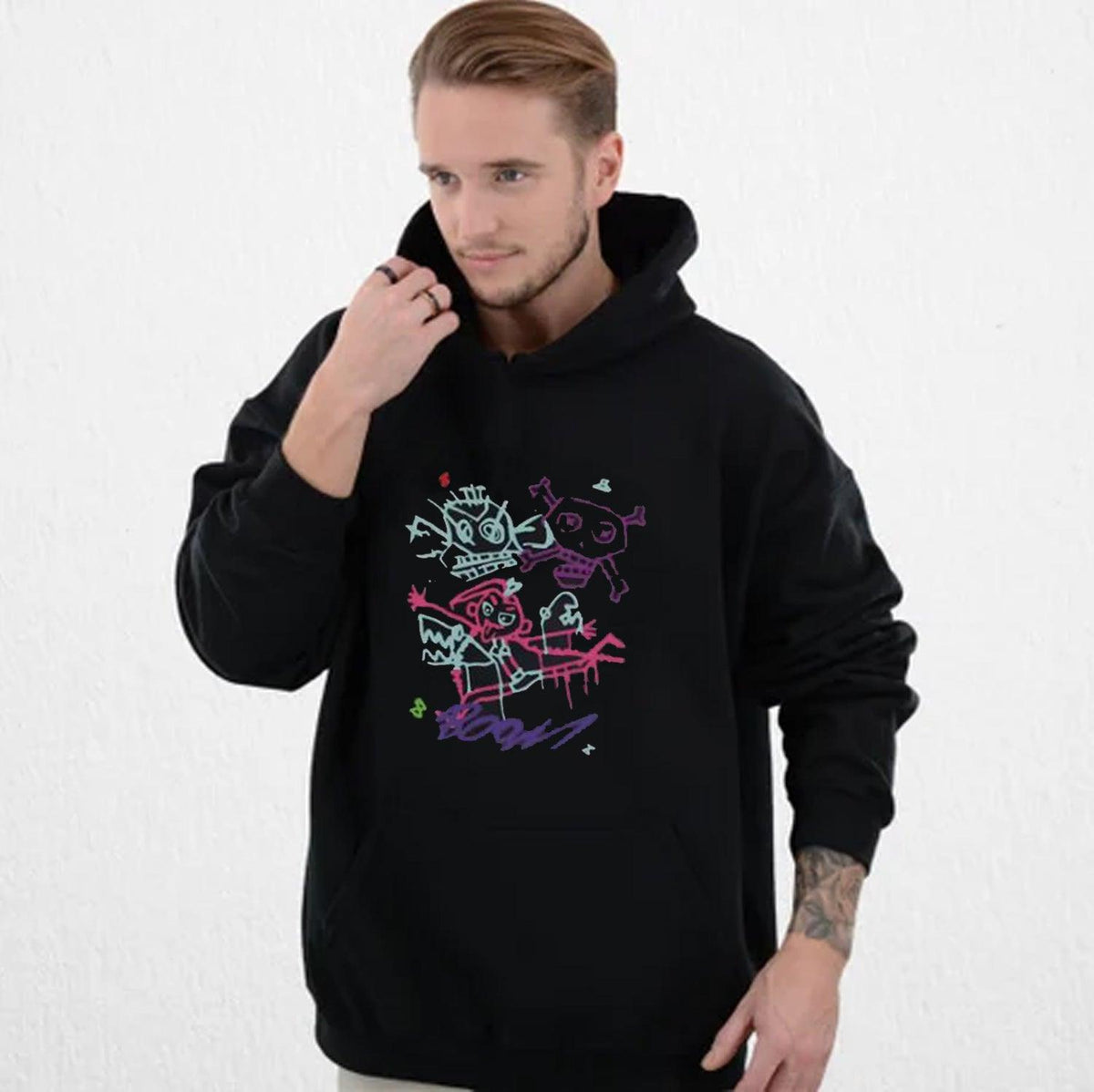 arcane graffiti hoodie