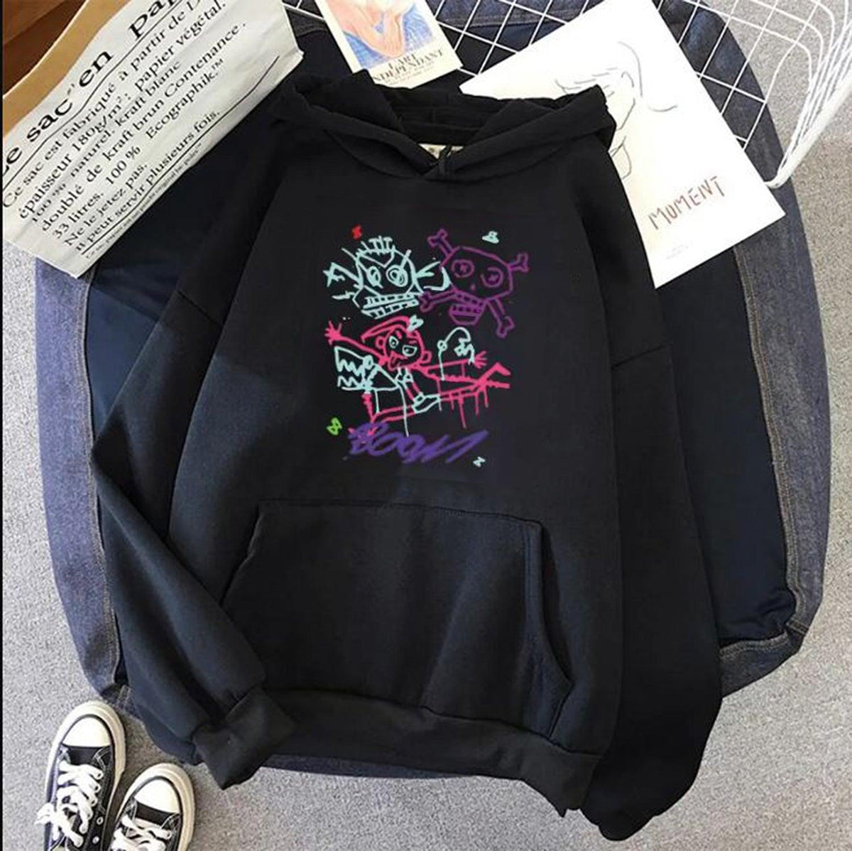 arcane graffiti hoodie