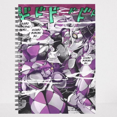 Jojo's Purple Giorno Notebook