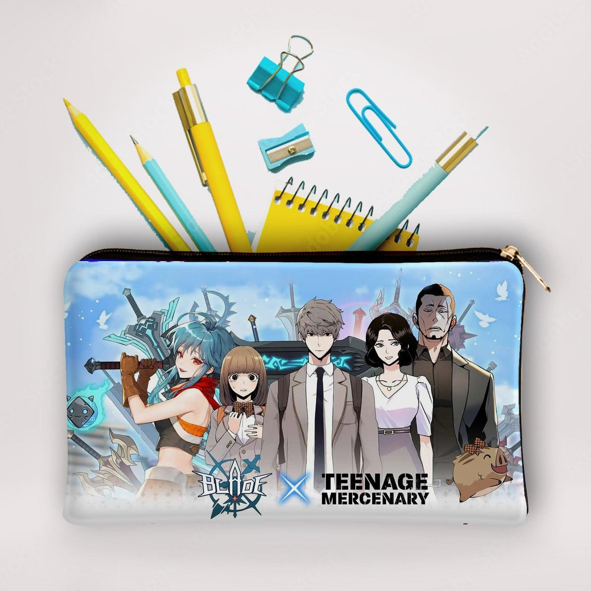 blade idle zipper pouch
