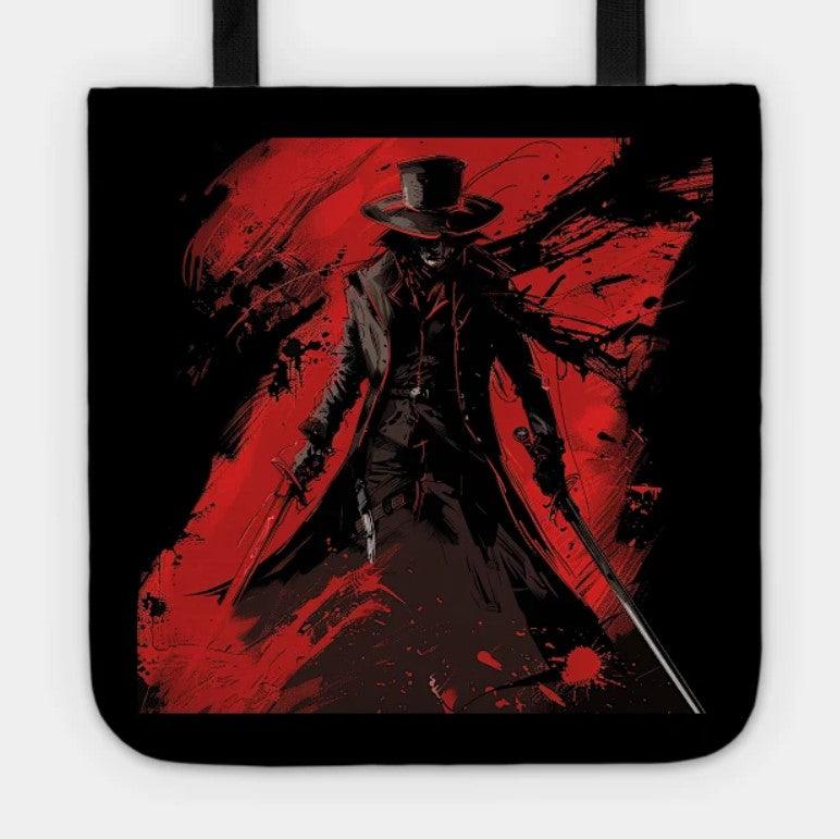 blood hunter tote bag
