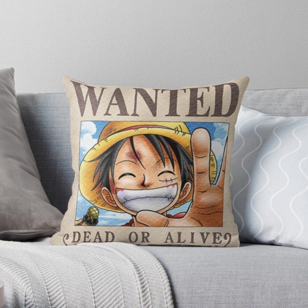 a bed that has a picture of a cat on it 